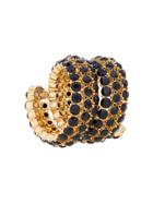 Oscar De La Renta Gemstone Cuff Bracelet - Black