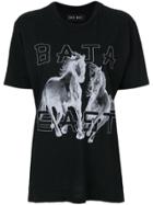 Baja East Fringe Hoodie - Black