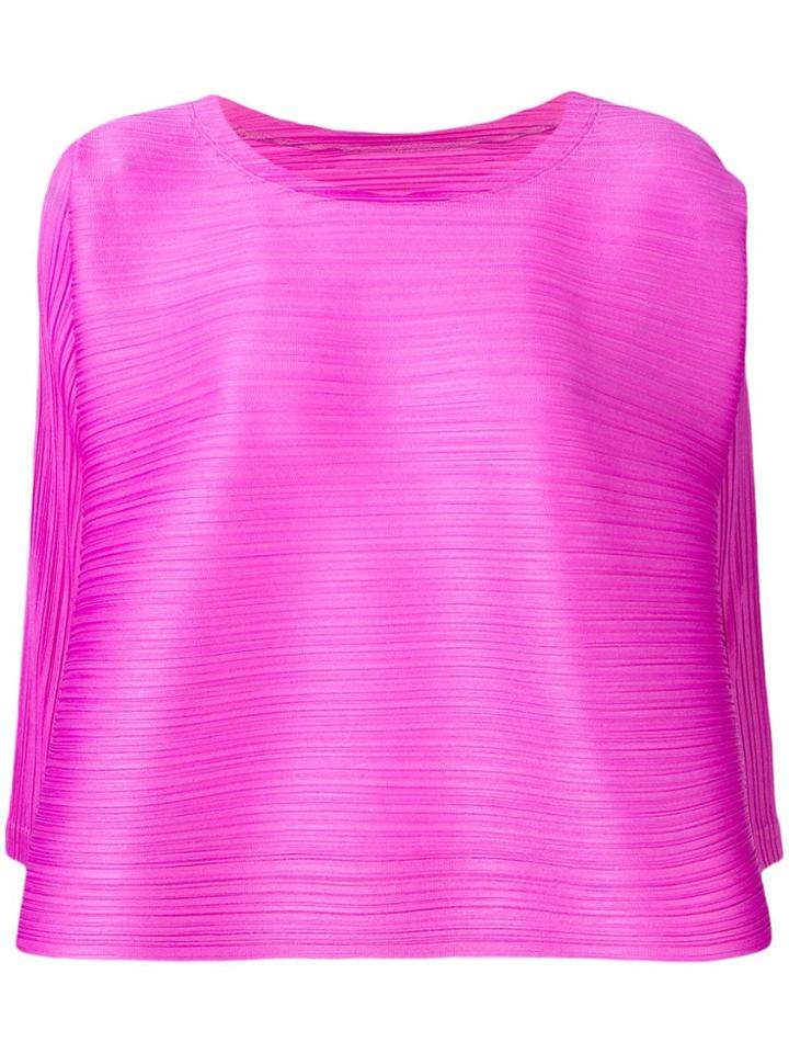 Pleats Please By Issey Miyake Merry Bounce Top - Purple
