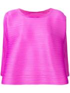 Pleats Please By Issey Miyake Merry Bounce Top - Purple