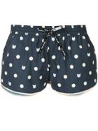 The Upside Printed Shorts - Blue