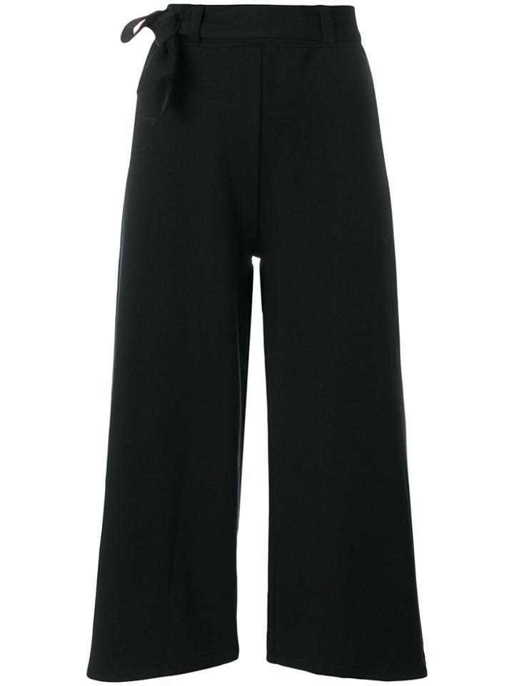 Puma Cropped Jersey Culottes - Black