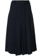 Comme Des Garçons Comme Des Garçons Classic Pleated Culottes - Blue