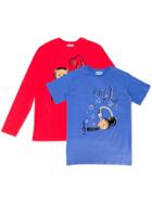 Moschino Kids Teen Logo T-shirt Set - Red