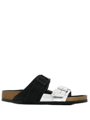 Rick Owens X Birkenstock Contrasting Strap Sandals - Black