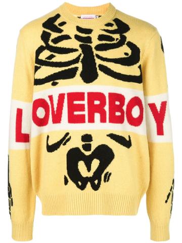 Charles Jeffrey Loverboy Loverboy Skeleton Jumper - Yellow