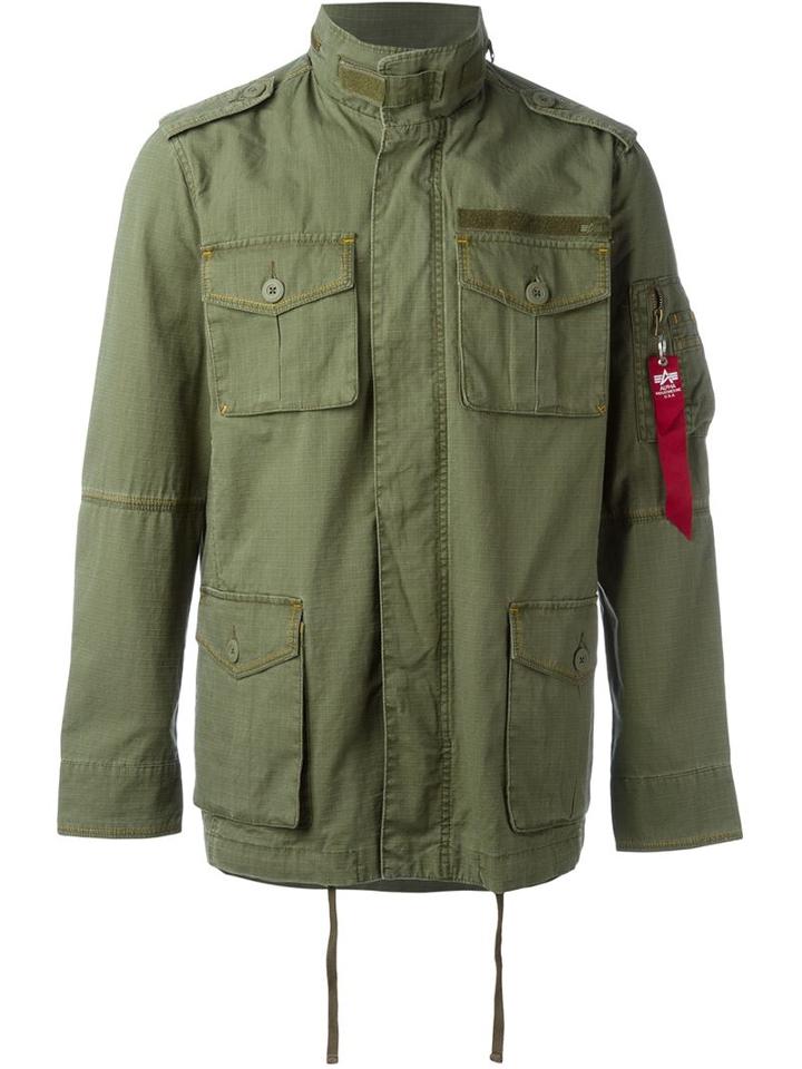 Alpha Industries Multiple Pockets Military Jacket