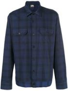 Karl Lagerfeld Sebastien Plaid Shirt - Blue