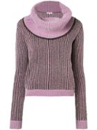 Manoush Stripe Sweater - Purple