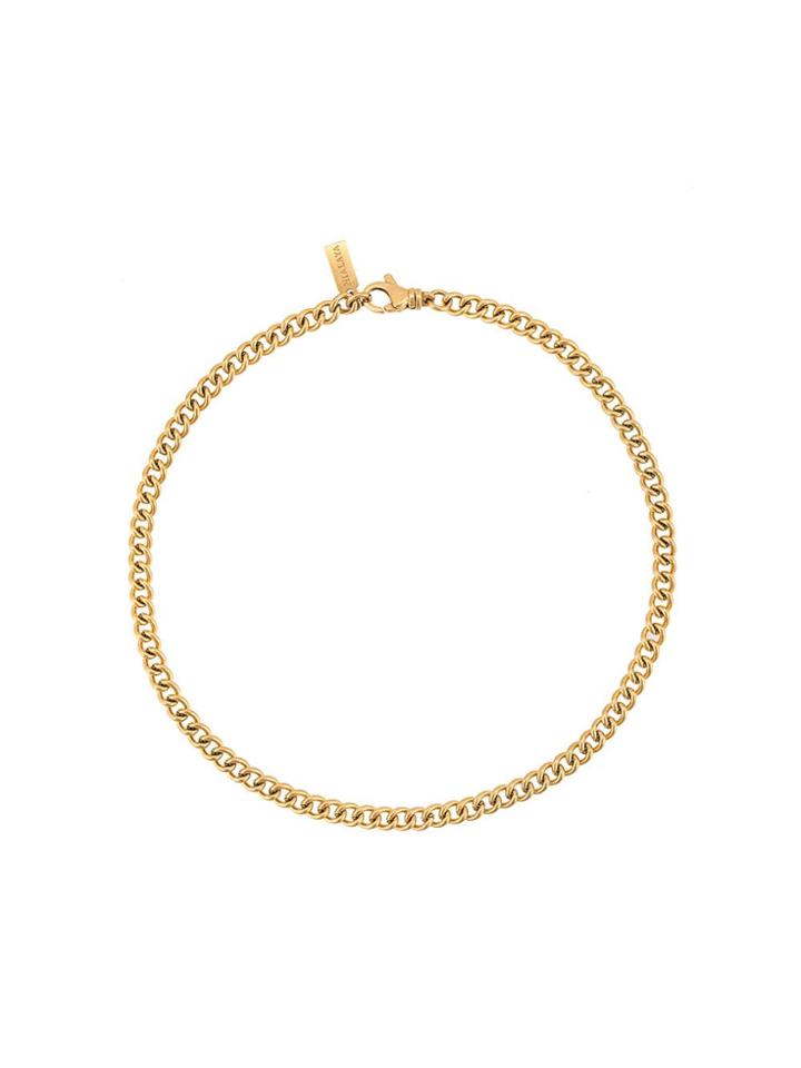 Nialaya Jewelry Faceted Chain Necklace - Gold