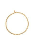 Nialaya Jewelry Faceted Chain Necklace - Gold