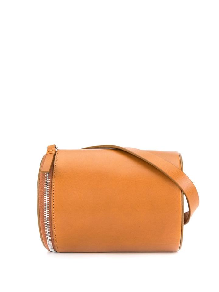 Building Block Bucket Belt Bag - Brown