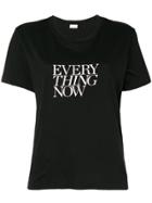 Saint Laurent Slogan Short-sleeve T-shirt - Black