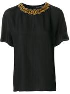 Etro Collar Trim Top - Black