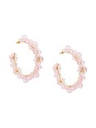 Simone Rocha Beaded Earrings - Pink