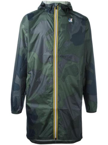 K-way X Les Artist Zip Up Jacket, Adult Unisex, Size: Large, Green, Polyester