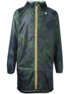 K-way X Les Artist Zip Up Jacket, Adult Unisex, Size: Large, Green, Polyester