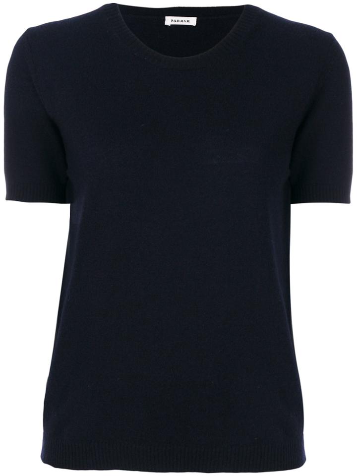 P.a.r.o.s.h. Short Sleeve Jumper - Blue
