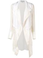 Ann Demeulemeester Lace Layered Jacket - White