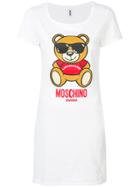 Moschino Moschino Swim T-shirt Dress - White