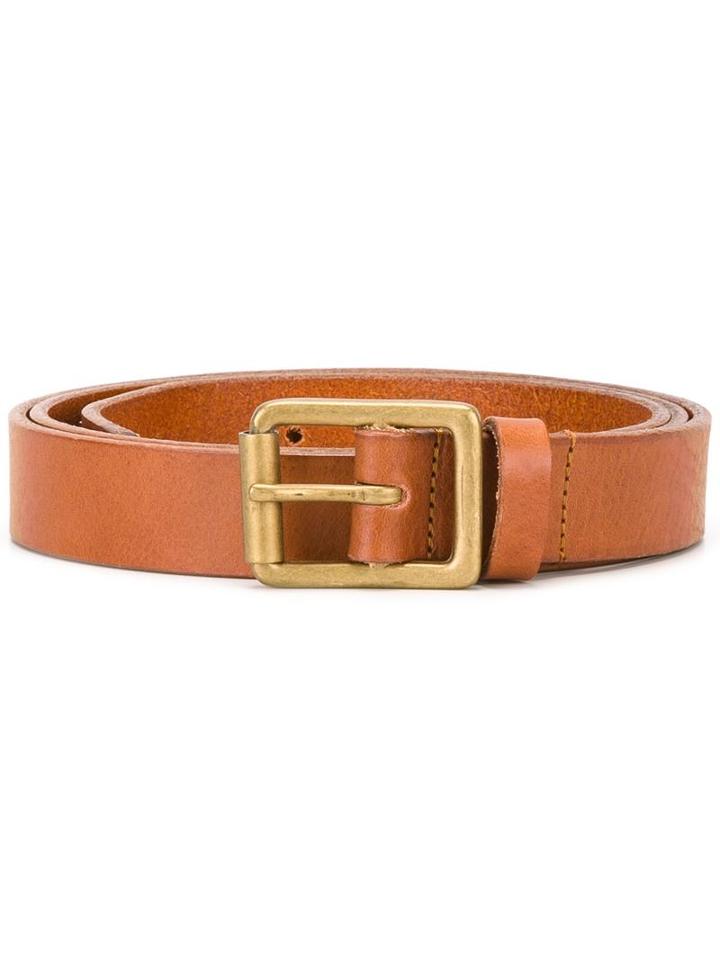 Pin Embellished Belt, Men's, Size: 100, Brown, Leather, Dsquared2