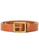 Pin Embellished Belt, Men's, Size: 100, Brown, Leather, Dsquared2