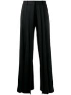 Vera Wang Pleated Trousers - Black