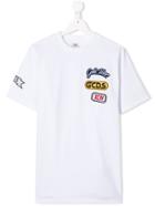 Gcds Kids Patch Detail T-shirt - White