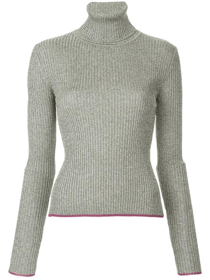 Marco De Vincenzo Turtleneck Jumper - Metallic