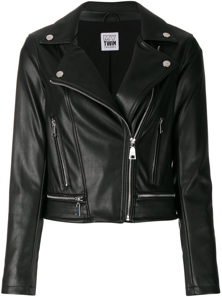 Twin-set Biker Jacket - Black