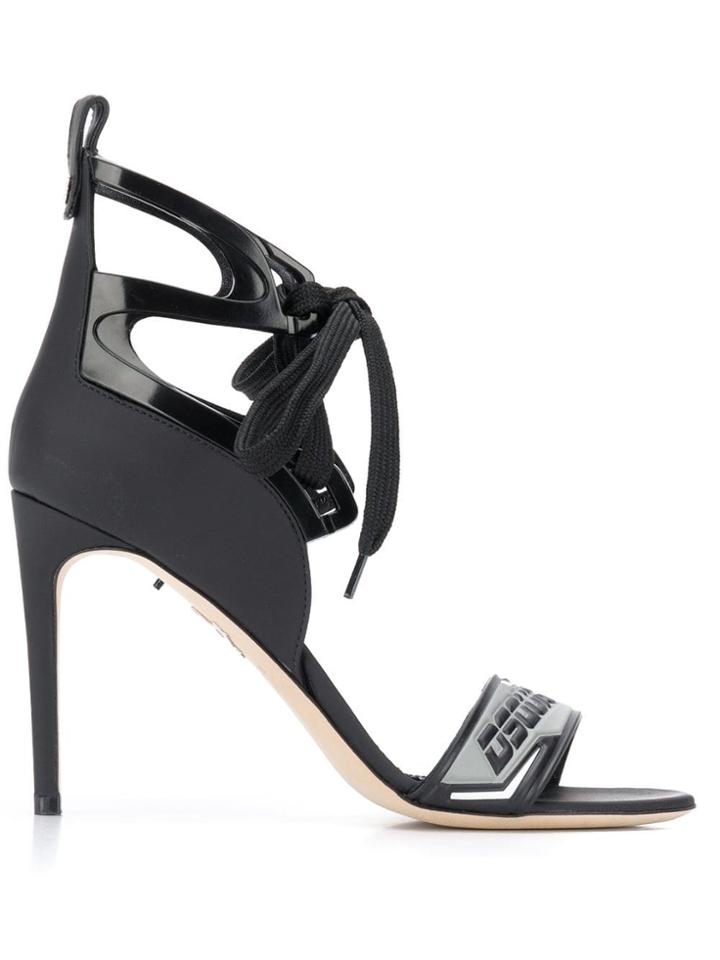 Dsquared2 Bionic Sport Techno Logo Sandals - Black