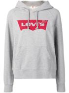 Levi's Logo Print Hoodie - Grey