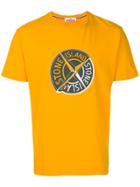 Stone Island Logo T-shirt - Yellow & Orange