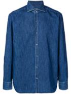 Barba Perfectly Fitted Shirt - Blue