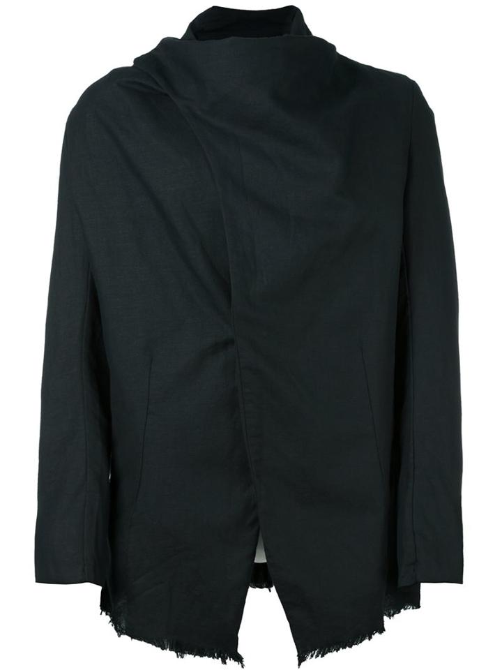 Army Of Me Frayed Hem Asymmetrical Jacket