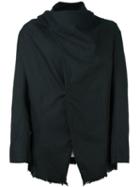 Army Of Me Frayed Hem Asymmetrical Jacket