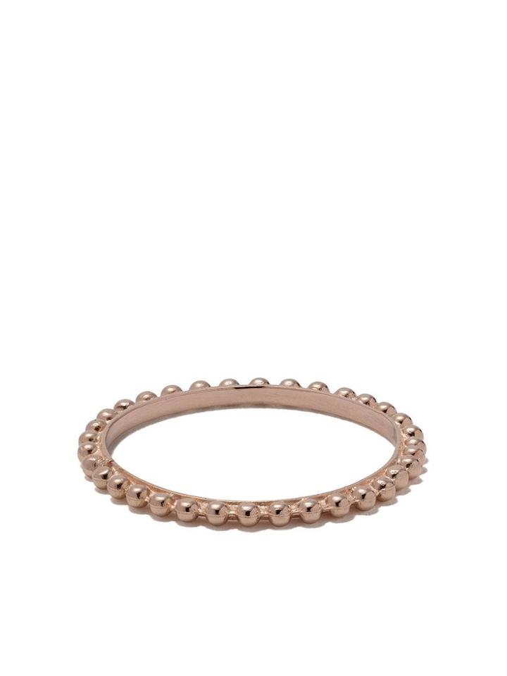 Wouters & Hendrix Gold 18kt Rose Gold Ball Chain Ring - Pink Gold
