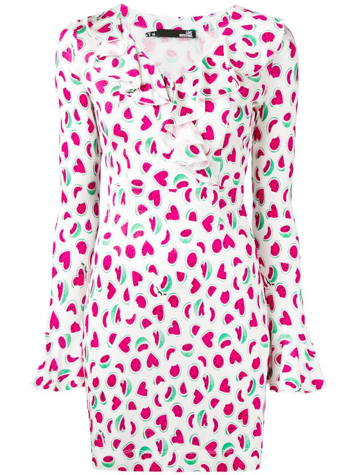 Melon Print Dress - Women - Viscose - 42, Viscose, Love Moschino