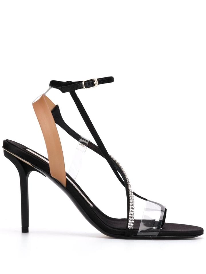 Nº21 Crystal Embellished Sandals - Black