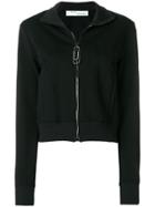 Off-white Zipped Long-sleeve Sweatshirt - Black