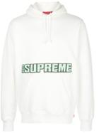 Supreme Blockbuster Logo Hoodie - White