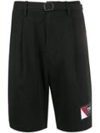 Tommy Hilfiger Tailored Logo Shorts - Black