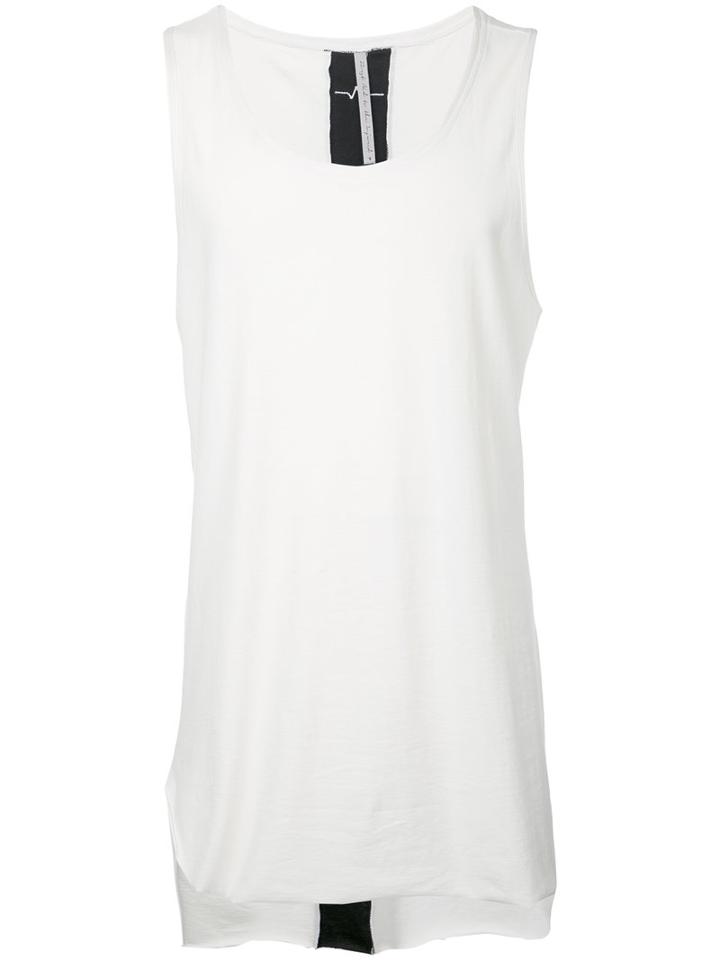First Aid To The Injured Fasciae Tank, Adult Unisex, Size: 4, White, Cotton