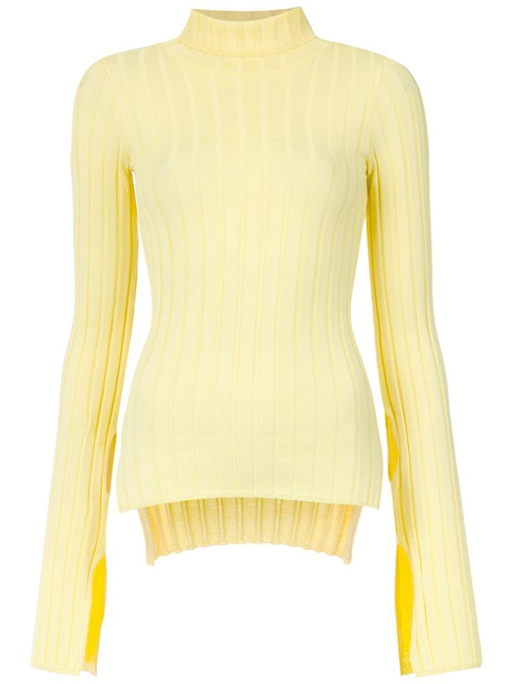 Gloria Coelho Knit Jumper - Yellow & Orange
