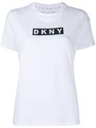 Dkny Box Logo Print T-shirt - White