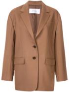 Le Ciel Bleu Classic Fitted Blazer - Brown