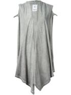 Lost & Found Ria Dunn Hooded Sleeveless Cardigan Coat