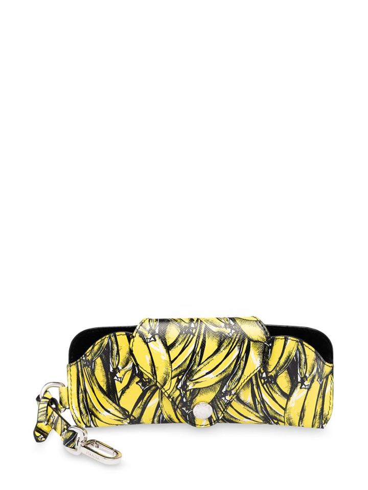 Prada Banana Print Eyewear Case - Yellow