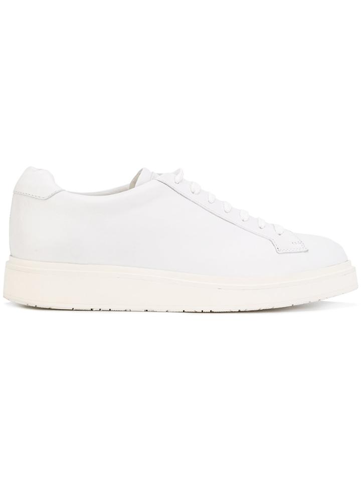 Santoni Lace-up Sneakers - White