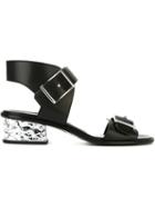 Mcq Alexander Mcqueen Metallic Heel Sandals